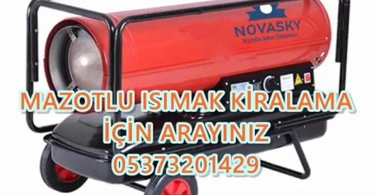 Nem Kurutma Isımak Kiralama Firması Düzce ve Eyüp ve Zeytinburnu